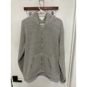 American Apparel Men's Full Zip Hoodie, Heather Gray, Size XL